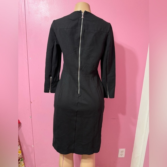 J.Crew Women's sheath dress, size 10, black, long sleeves - Picture 2 of 4